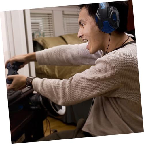 Casque de jeu filaire stéréo PC éclairage LED et contrôle volume