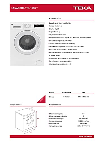 Teka-Lavadora-de-libre-instalacion-con-15-programas-de-lavado-Blanco-845-x-597-x-557-Eficiencia-Energetica-D