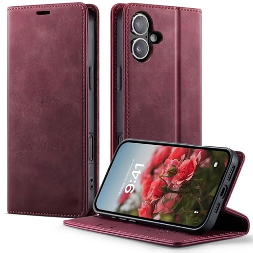 Étui iPhone 17 Pro Max anti-RFID blocage coque antichoc en cuir