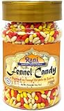 Rani Sugar Coated Fennel Candy 5oz (141g) PET Jar ~ Indian After Meal Digestive Treat | Vegan | Gluten Friendly | NON-GMO | Indian Origin