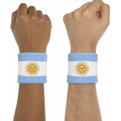 Suddora Country Headband & Wristbands Set (Includes 2 Wrist & 1 Head Sweatband), Highly Moisture Wicking