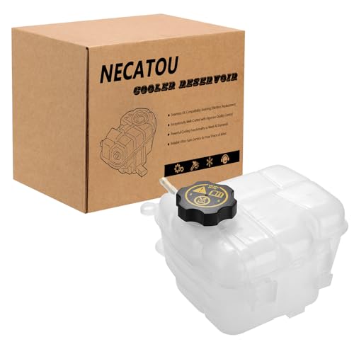 603-383 Engine Coolant Reservoir Tank Radiator Surge Tank [with Cap] Compatible with Buick Cascada Verano Chevy Orlando Cruze Limited For# DAKG-15390 13393368 13465094