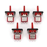 MRANADLDF Pièces de Rechange Interrupteur à Bascule 5 pièces SH T80-R série R8016A-P14...