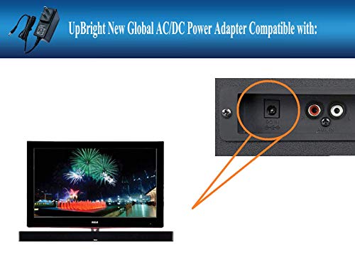 Upbright 9V-12V Ac/Dc Adapter Compatible With Rca Rts7010B Soundbar Speaker Drc Series Drp2091 Drc59707 Drc98090 S Drc79108 Rc79982 Drc6289 Dvd Player Combo Lot 3307 T227 Drc6272E22 55002 44002 55003 #TOP1