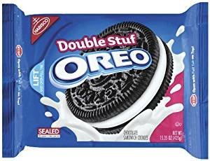 Oreo Double Stuf Chocolate Sandwich Cookies, Original, 15.35 ounce Pack of 3