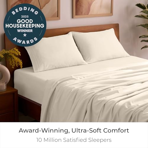 image for Mellanni Full Sheets Set - 4 PC Iconic Collection Bedding - Hotel Luxu