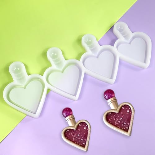 mostsom 2pcs/lot Perfume Bottle Silicone Lollipop Mold DIY Chocolate Jelly Cake Molds Baked Dessert Non-stick Mould Kitchen Tools (I_ Perfume Bottle)