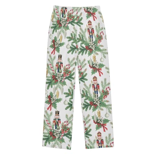 Boys' Pants Christmas Tree Toy Long Bottoms Jogger Pants Elastic Waist Trousers with Pockets S-XL