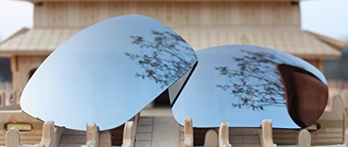 Bvanq Sunglasses Lenses Replacement Polarized For Oakley Big Taco Sunglasses (Silver) #TOP3