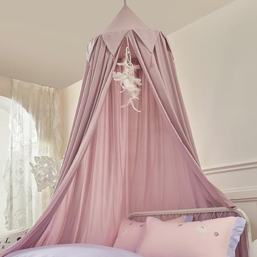 THREENTDAY Bed Canopy for Kids, Girls Bed Curtain Bed Room