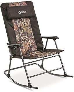 Guide Gear Oversized Rocking Camp Chair, 500-lb. Capacity, Mossy Oak Country Camo
