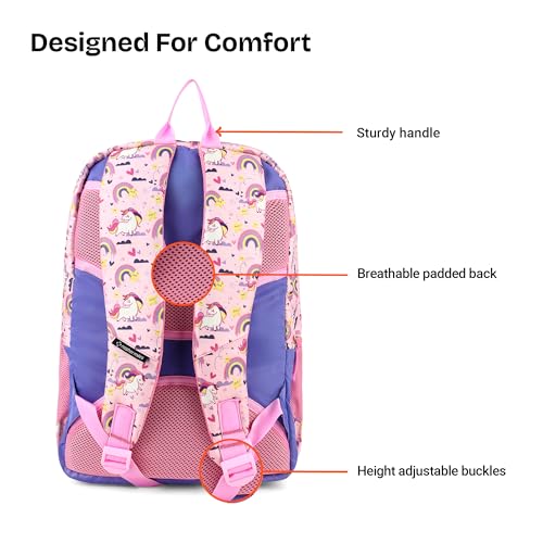 Image of Nasher Miles Polyester Backpack | Ideal for Preschool, Kindergarten, College, School, Office& Travel | Toddler, Girls, Boys, Men, Women