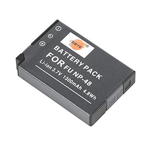 Baterías NP-48 DSTE 1300mAh de larga duración para Fuji XQ1 XQ2 3
