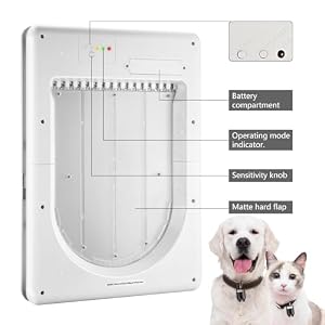 Good Digital Pet Door, Computerized Canine Door with 3 Modes, Battery Powered Digital Sensor Pet Door with 1 Sensing Key, Match for Massive Pets As much as 85lbs. (Not WiFi Linked/App Enabled) Good Digital Pet Door, Computerized Canine Door with 3 Modes, Battery Powered Digital Sensor Pet Door with 1 Sensing Key, Match for Massive Pets As much as 85lbs. (Not WiFi Linked/App Enabled)