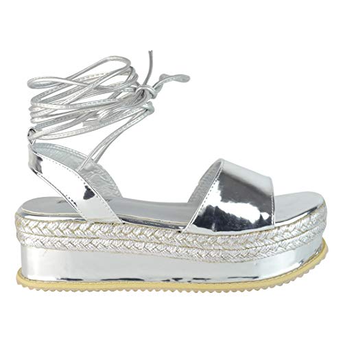 BeMeesh Donna Espadrille Cinturino Scarpe