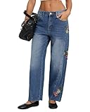 Kedera Mid Rise Barrel Jeans for Women...