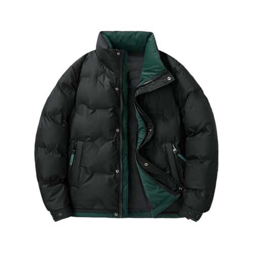 Chaqueta de invierno para hombre contra el frío severo, cómoda y con cuello alto