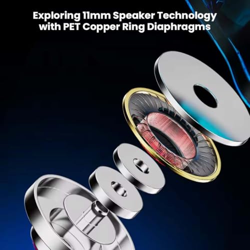 Image of Concept Kart QKZ AK6 Lucky in-Ear Monitor Wired Earphones with HD Mic, 11mm Dynamic Driver, 3 Tuning Switches, Detachable 2-Pin OFC Cable, Wired IEM with 3.5mm Jack for Music, Gaming & Calls (Cyan)