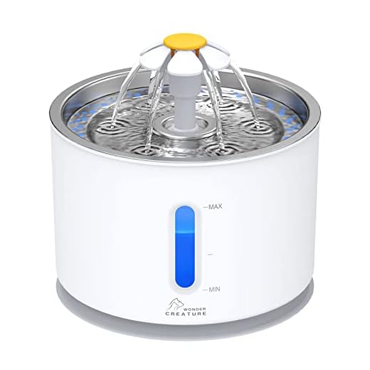 Wonder Creature Cat Water Fountain Stainless Steel Lid 81oz/2.4L
