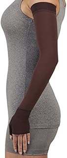 Juzo Soft 2001 Armsleeve 20-30mmHg - Silicone Band (Chocolate-Regular-5 (V)-Max)