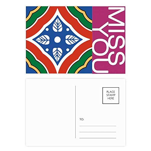 Cartes postales Talavera de style lot de 20 idéal pour accompagner vos cadeaux