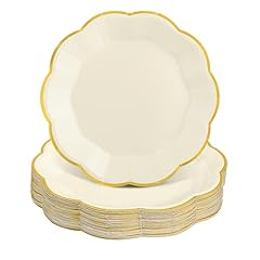 Beige with gold edge