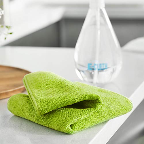 E-Cloth Chiffon de nettoyage multi-usage, Microfibre, Vert, Pack de 10 - Image 3
