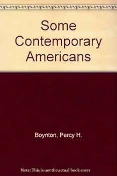 Hardcover Some Contemporary Americans Book