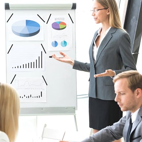 EASYKEENECOM 2 Rollen schwarzes Whiteboard-Klebeband, 3mm x 66m, selbstklebendes Markierungsband für Whiteboards, perfekt für Rasterlinien, Diagramme und Markierungen im Büro, Schule oder zu Hause