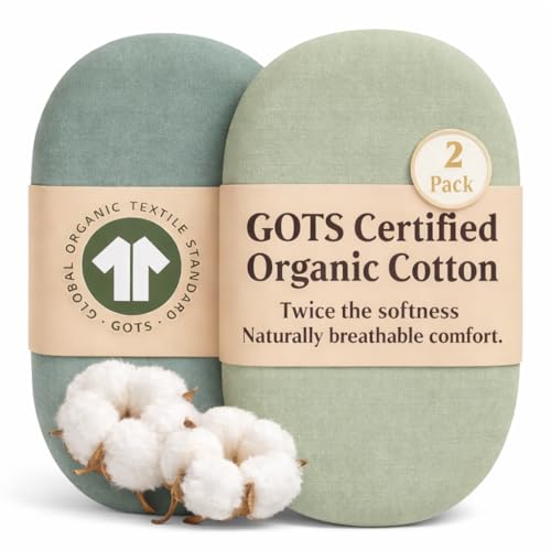 Bunnyjik GOTS Organic Bassinet Sheets Compatible with Halo BassiNest Swivel Sleeper 4moms mamaRoo Sleep Bassinet Pure Ultra Soft Turkish Organic Cotton