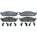 ACDelco 17D1376CH Professional Durastop Ceramic Front Disc Brake Pad Set