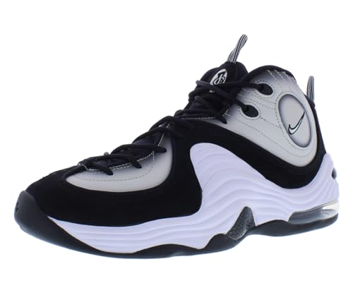 Black & Multi Color Nike Air Penny 2 with White & Football Grey Accents