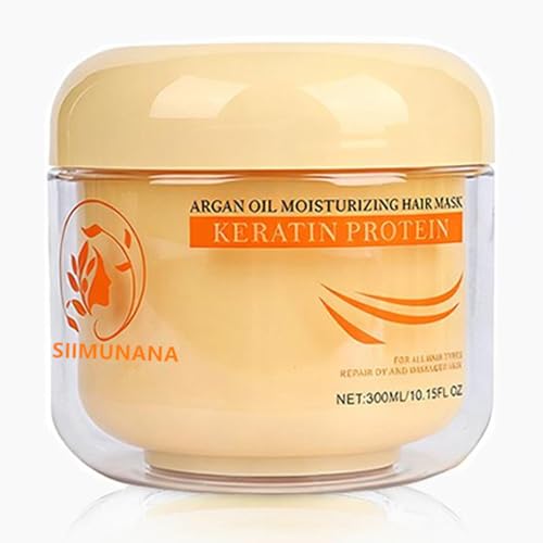 Aomimegel Mascarilla Pelo Rizado - Mascarilla Capilar De Colágeno Para Reparación, Cuidado Profundo Del Cabello