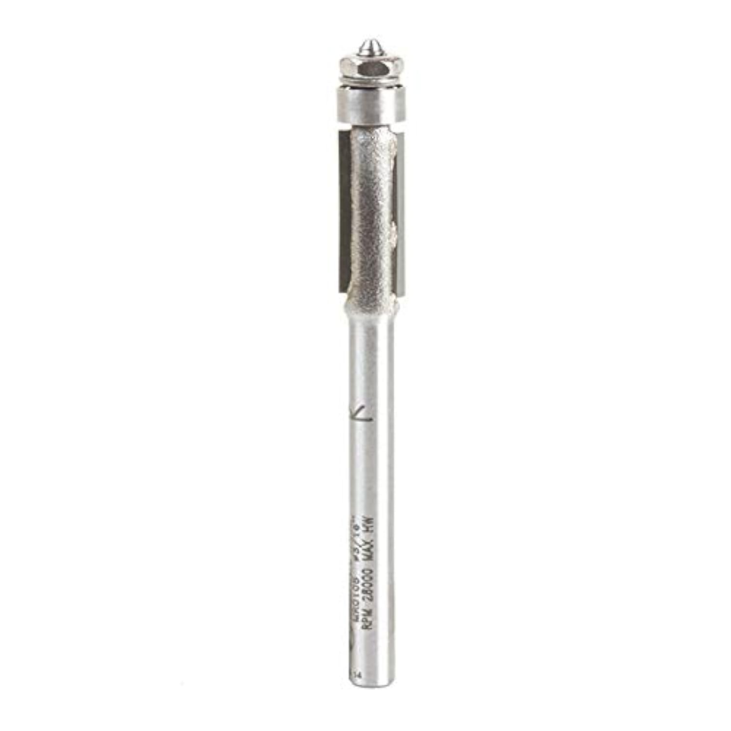Amana Tool - MR0105 Carbide Tipped Miniature Flush Trim 3/16 Dia x 7/16 x 1/8" Shank w — image 1