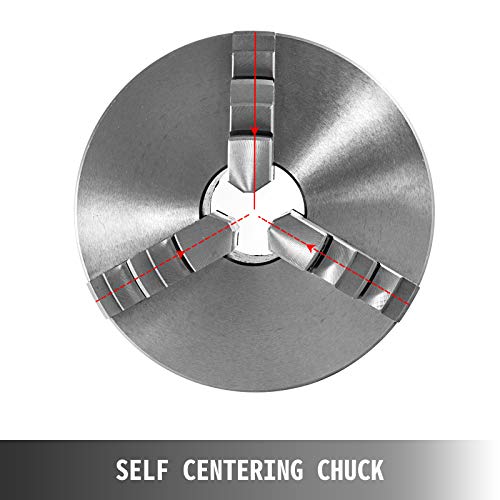 Vevor K11-125 Lathe Chuck 5", Metal Lathe Chuck Self-Centering 3 Jaw, Lathe Chuck With Two Sets Of Jaws, For Grinding Machines Milling Machines #TOP3