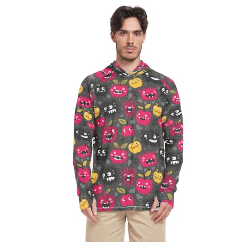 Rashguard UV homme UPF 50 sweat à capuche manches longues imprimé original