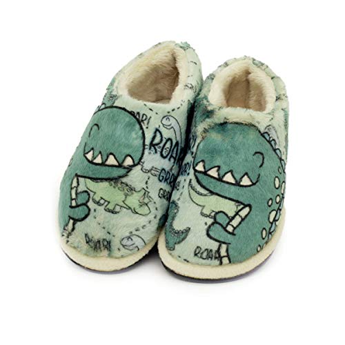 Pantufa Estampada Infantil Kature Ref 507 Tamanho:25/26;Cor:Verde;Genero:Unissex