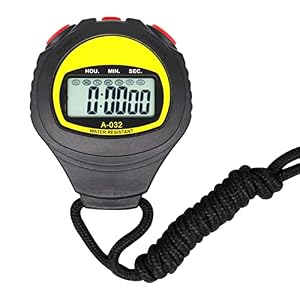 Stopwatch Professionele Digitale Handhorloge met LCD Display voor Sport, Zwemmen, Running en Voetbal Training