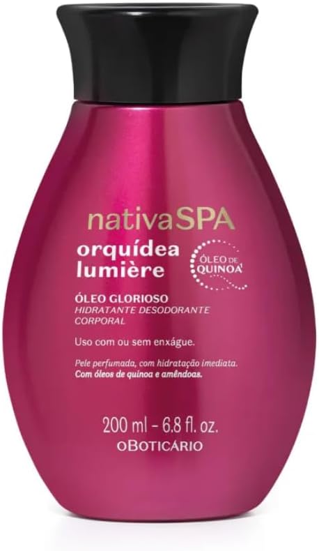 Óleo Glorioso Hidratante Desodorante Corporal Nativa SPA Orquídea...
