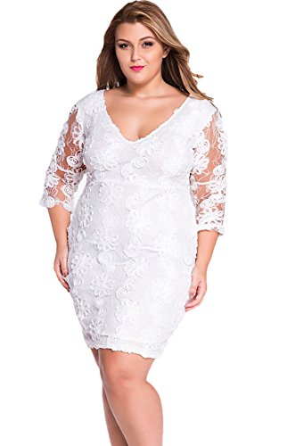 Ensemble robe hip chic YALI à col halter dentelle imprimée manche lace