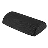 Konesky Foot Rest Cushion Under Desk Foot Taburete Cilindro Memory Foam Soporte para pies Portable Therapeutic Feet Pillow for Home Work Travel