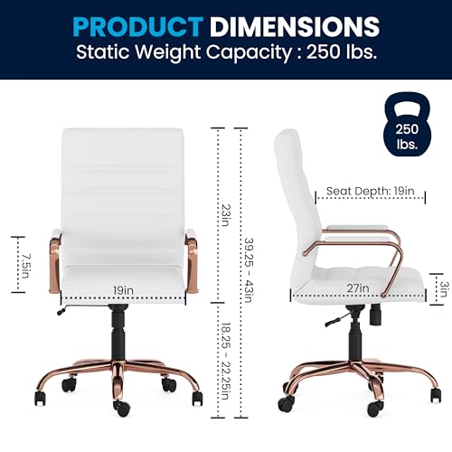 La Mejor review de Silla piel oficina de esta semana. 15 Imagen adicional