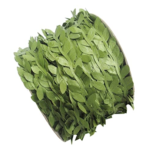 TOPPERFUN 2pcs Artificial Green Rattan Vine Garland Lifelike DIY Wreath