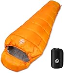 Northroad Mummy Sleeping Bag 14-59 ℉, 3 Season Warm & Cool Weather, Winter Spring Fall Lightweight Waterproof Washable Sleeping Bag for Camping Hiking Travel Hunting