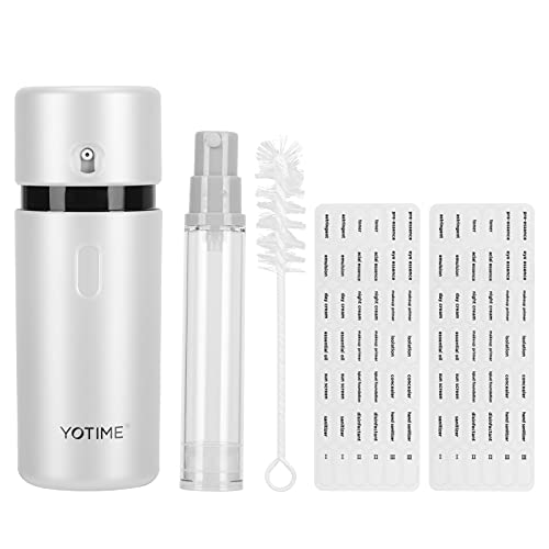 Produktfoto von TAKE FANS 3-in-1-Reisebehälter, tragbar, Vakuum-Rotation, Lotion, Shampoo, Bodylotion, Flasche, weiß