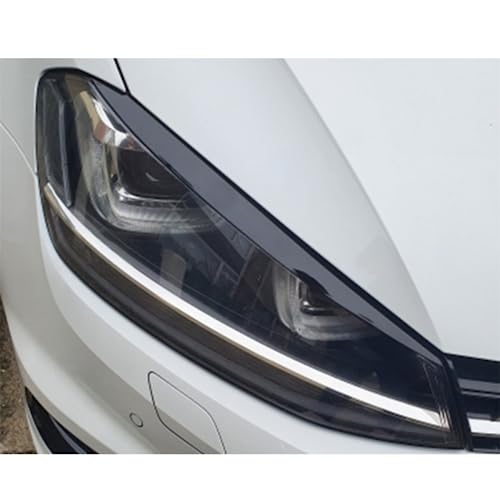 Paupière de phare noir pour Golf 7 GTI GTD R MK7 MK7.5 13-19