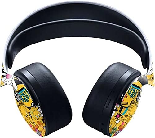 Skinit Decal Gaming Skin Compatible with Pulse 3D Wireless Headset for PS5 - Officially Licensed Looney Tunes Tweety and Sylvester Patches Design