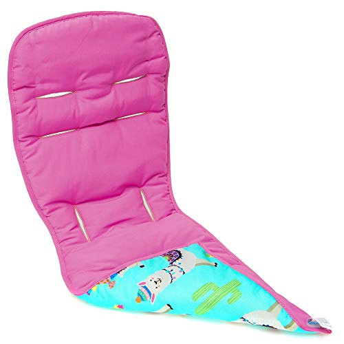 Protetor Capa de Carrinho, Momis Petit, 14, Dupla-Face Lhamas, Multicor, Universal