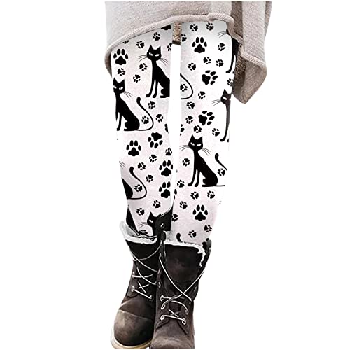 Posijego Meias femininas outono inverno natal térmicas bodycon férias gráfico calças meias para mulh