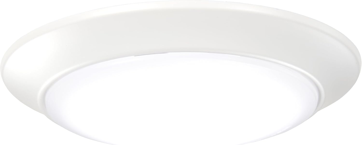 Minka Lavery 739-2-44-L Vantage LED Flush Mount, 1-Light, 13 Total Watts, 7.5-in H x 1.3-in W, White